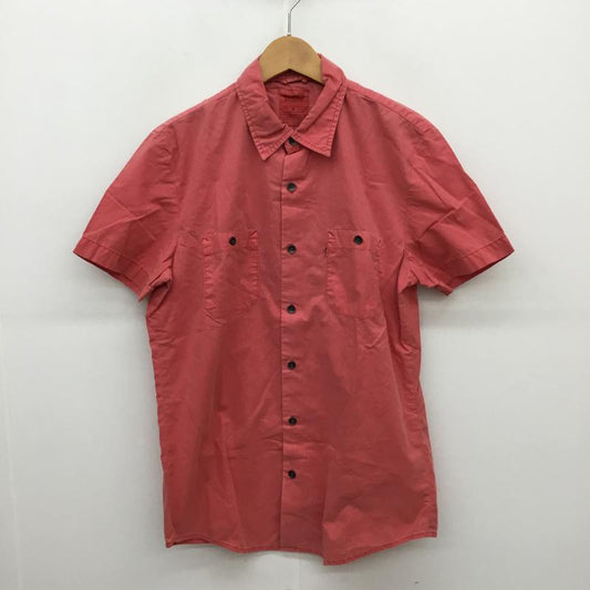 リーバイス Levi's シャツ、ブラウス 半袖 後染め M 桃 / ピンク /  メンズ USED 古着 中古 10065681
