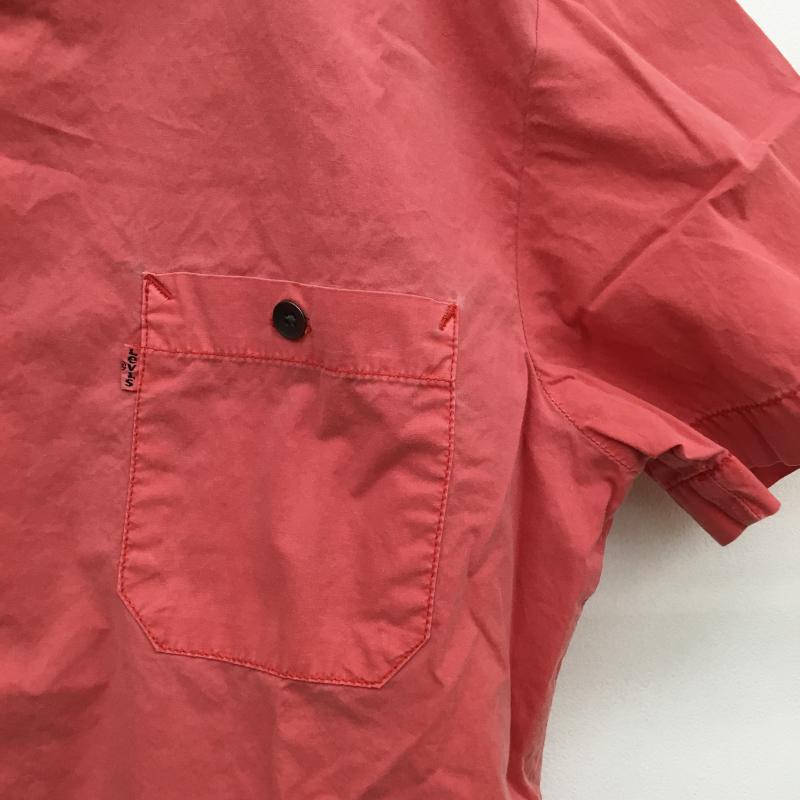 リーバイス Levi's シャツ、ブラウス 半袖 後染め M 桃 / ピンク /  メンズ USED 古着 中古 10065681
