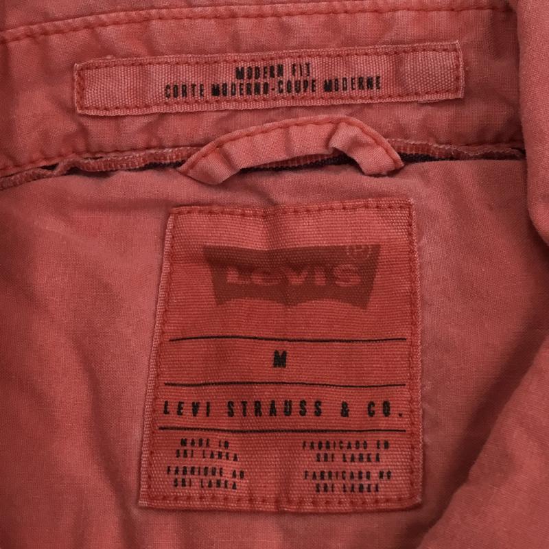 リーバイス Levi's シャツ、ブラウス 半袖 後染め M 桃 / ピンク /  メンズ USED 古着 中古 10065681