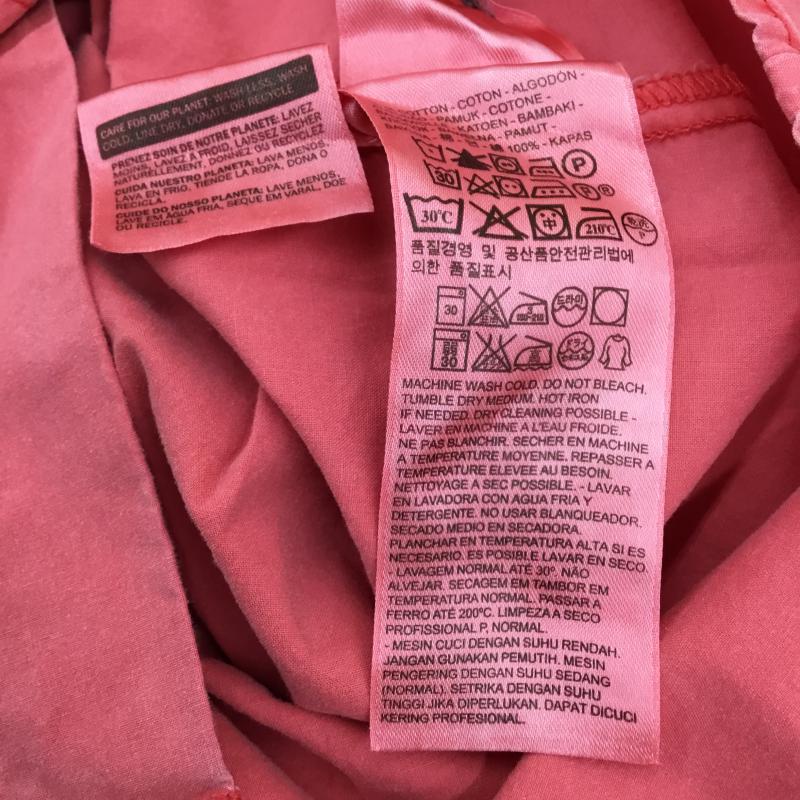 リーバイス Levi's シャツ、ブラウス 半袖 後染め M 桃 / ピンク /  メンズ USED 古着 中古 10065681