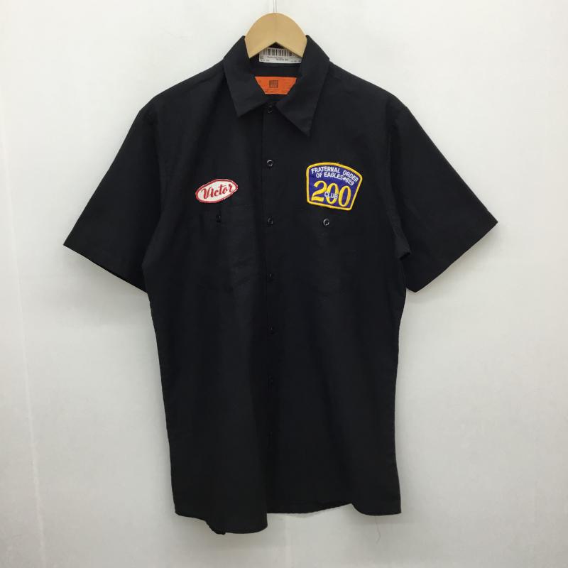 ユーズドクロージング used clothes シャツ、ブラウス 半袖 REED リード M 黒 / ブラック /  メンズ USED 古着 中古 10065687