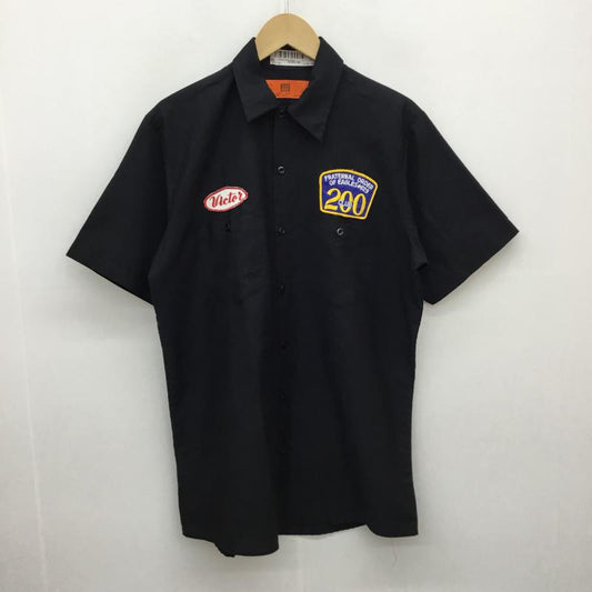 ユーズドクロージング used clothes シャツ、ブラウス 半袖 REED リード M 黒 / ブラック /  メンズ USED 古着 中古 10065687