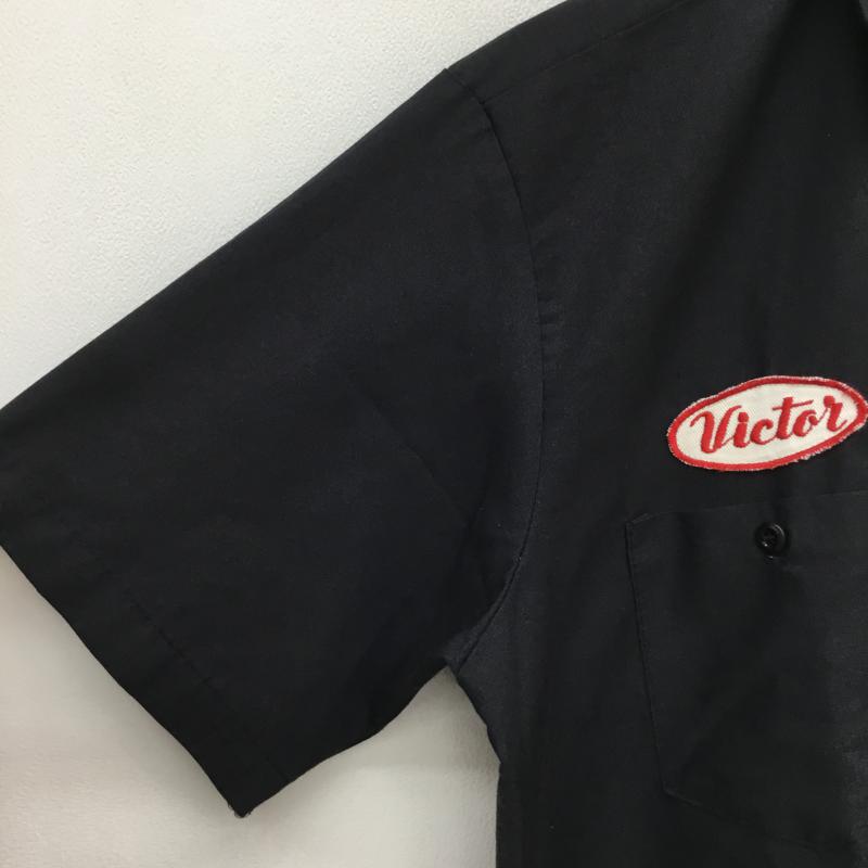 ユーズドクロージング used clothes シャツ、ブラウス 半袖 REED リード M 黒 / ブラック /  メンズ USED 古着 中古 10065687