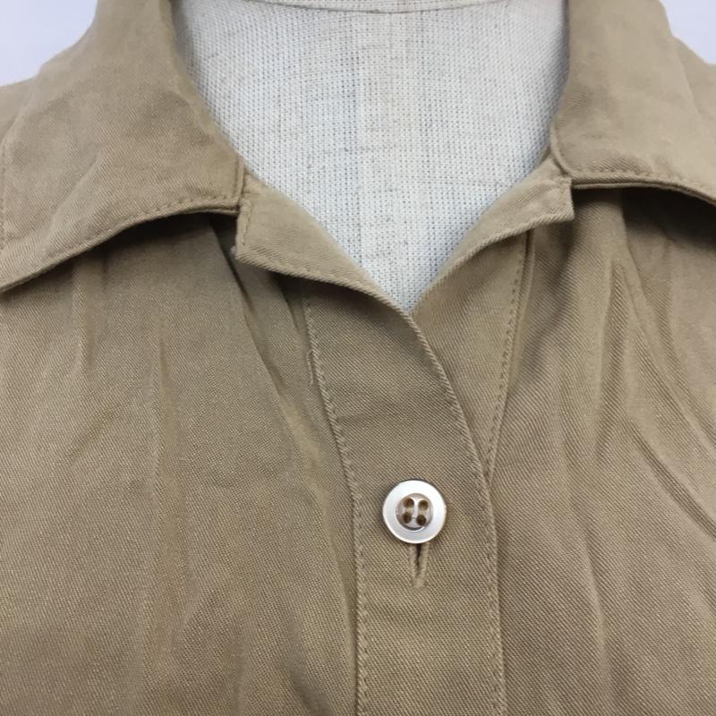 スライ SLY シャツ、ブラウス 長袖 030CSK30-6550 BACK LONG SH FREE 無地 ベージュ / ベージュ /  レディース USED 古着 中古 10065842