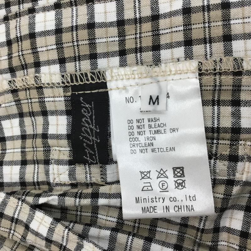 キャンディストリッパー Candy Stripper スカート ミニスカート CHECK BELTED PLEATS SKIRT 2 チェック ベージュ / ベージュ /  レディース USED 古着 中古 10065953