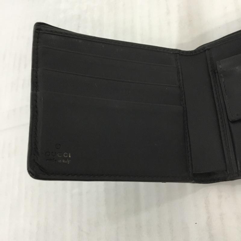 グッチ GUCCI 財布 二つ折り 8055775991 スタッズ 箱有  黒 / ブラック /  メンズ USED 古着 中古 10065972