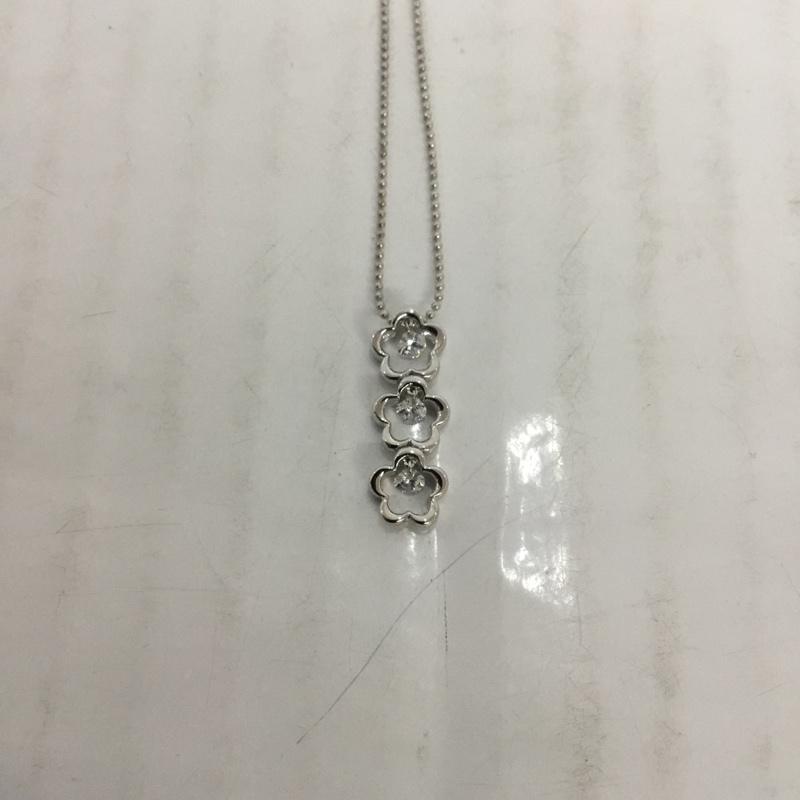 クロスフォーニューヨーク CROSSFORNEWYORK アクセサリー ネックレス、ペンダント Swing 3Flower タグ付き SV925 NPN232  銀 / シルバー /  レディース USED 古着 中古 10065984