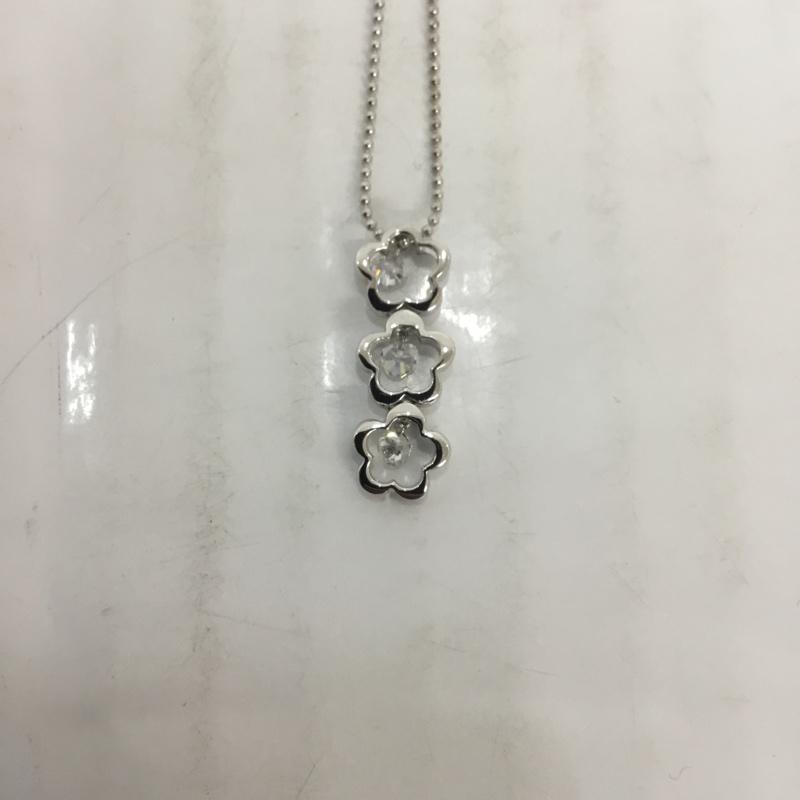 クロスフォーニューヨーク CROSSFORNEWYORK アクセサリー ネックレス、ペンダント Swing 3Flower タグ付き SV925 NPN232  銀 / シルバー /  レディース USED 古着 中古 10065984