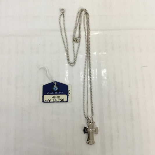 クロスフォーニューヨーク CROSSFORNEWYORK アクセサリー ネックレス、ペンダント White Lovers-1 SV925 NPN222 ペアペンダント タグ付き  銀 / シルバー /  レディース USED 古着 中古 10065995