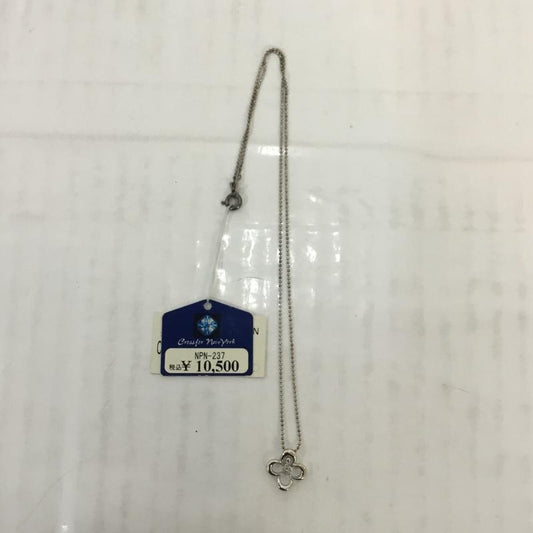 クロスフォーニューヨーク CROSSFORNEWYORK アクセサリー ネックレス、ペンダント Swing Cute Flower NPN237 SV925 タグ付き  銀 / シルバー /  レディース USED 古着 中古 10066002