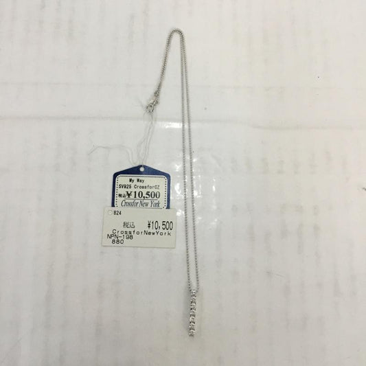 クロスフォーニューヨーク CROSSFORNEWYORK アクセサリー ネックレス、ペンダント My Way NPN198 SV925 タグ付き  銀 / シルバー /  レディース USED 古着 中古 10066038