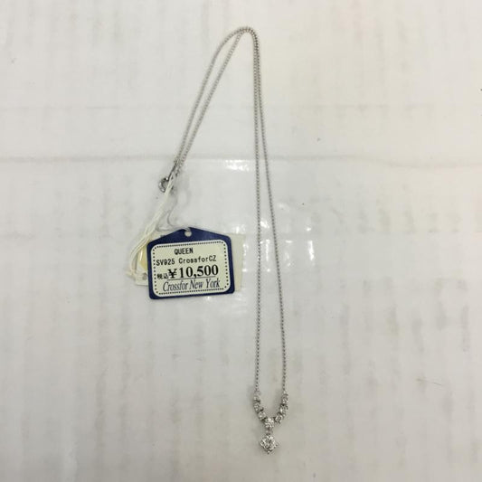 クロスフォーニューヨーク CROSSFORNEWYORK アクセサリー ネックレス、ペンダント QUEEN SV925 NPN91 タグ付き  銀 / シルバー /  レディース USED 古着 中古 10066042