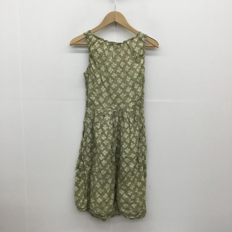マックスマーラ MaxMara ワンピース ひざ丈スカート 36 緑 / グリーン /  レディース USED 古着 中古 10066192