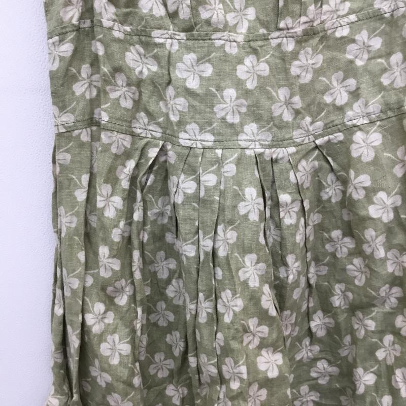 マックスマーラ MaxMara ワンピース ひざ丈スカート 36 緑 / グリーン /  レディース USED 古着 中古 10066192