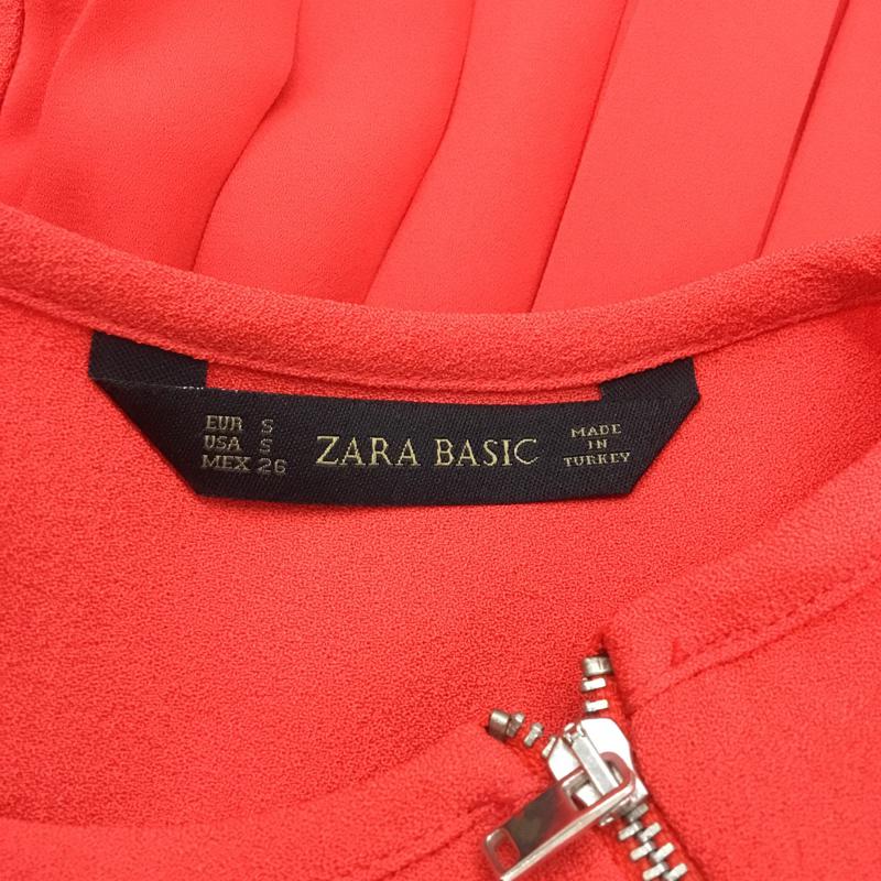 ザラベーシック ZARA BASIC ワンピース ひざ丈スカート S 無地 マルチカラー / マルチカラー /  レディース USED 古着 中古 10066231