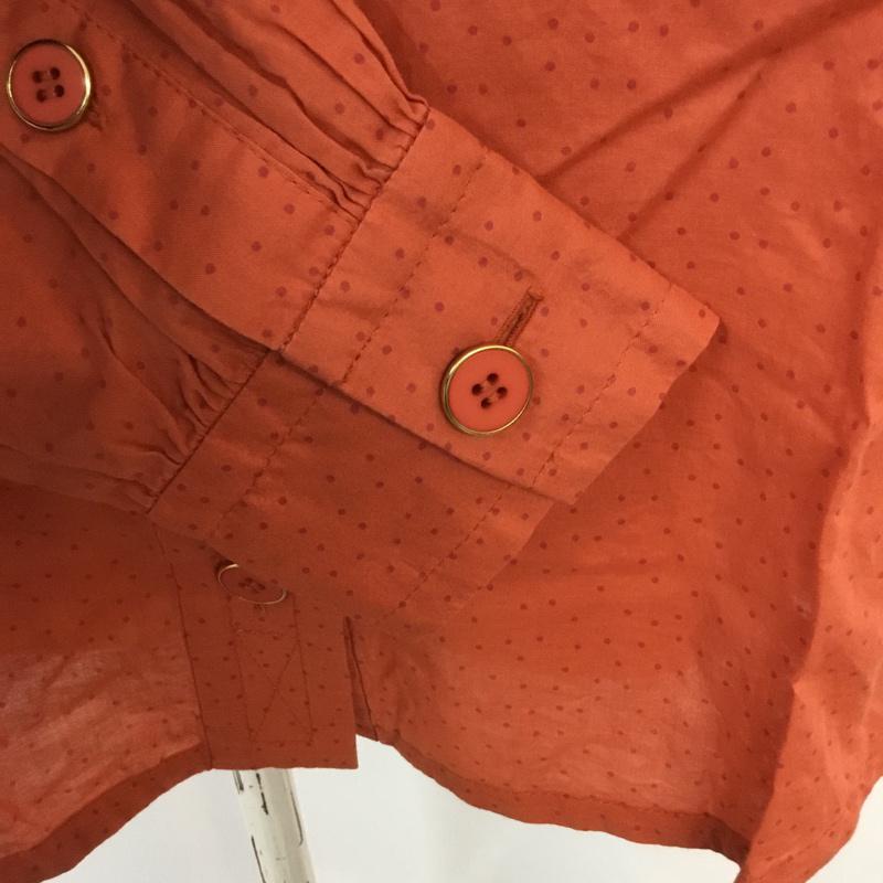マークバイマークジェイコブス MARC by MARC JACOBS シャツ、ブラウス 長袖 ダブルポケット 4 ドット 橙 / オレンジ /  レディース USED 古着 中古 10066232