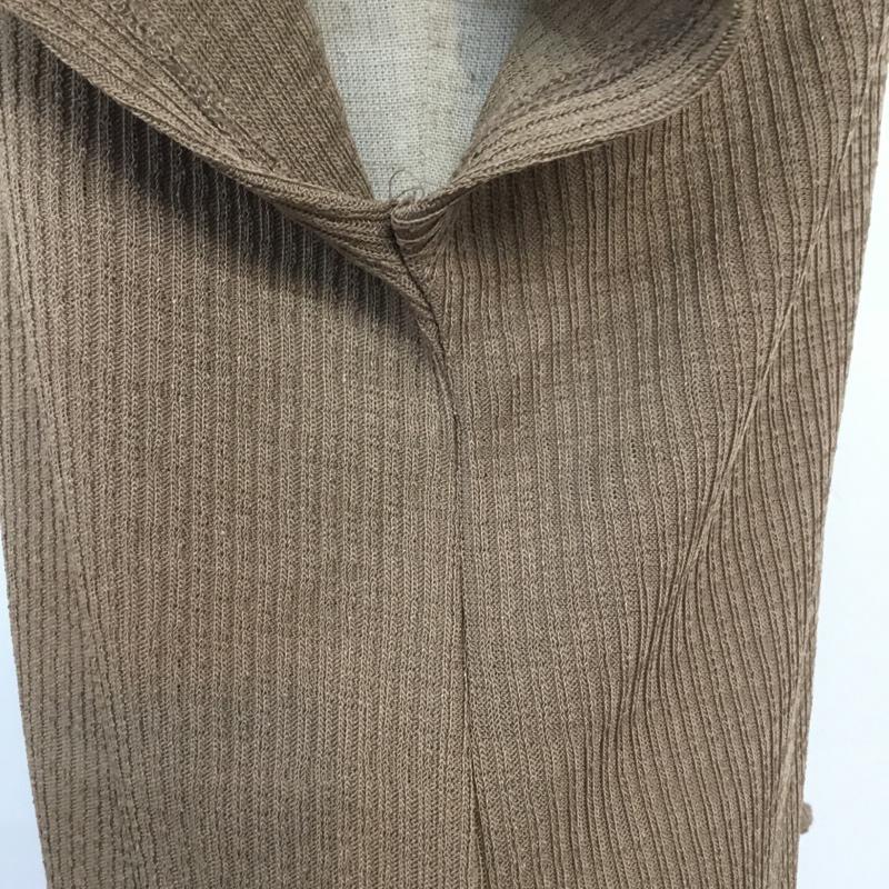 ザラ ZARA カットソー 半袖 M 無地 茶 / ブラウン /  レディース USED 古着 中古 10066241