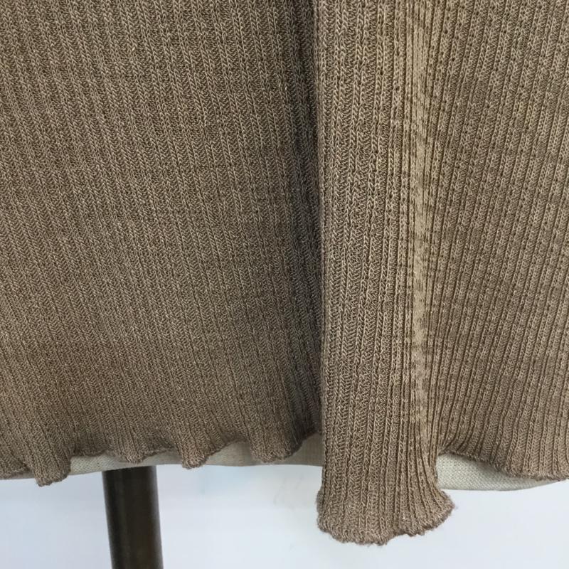 ザラ ZARA カットソー 半袖 M 無地 茶 / ブラウン /  レディース USED 古着 中古 10066241