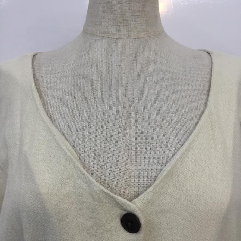 マウジー MOUSSY ワンピース ロングスカート 010CAW80-5790 ウエストタック 前開き 1 無地 アイボリー / アイボリー /  レディース USED 古着 中古 10066242