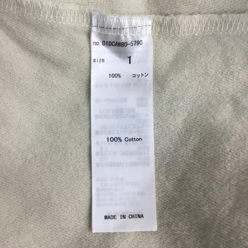 マウジー MOUSSY ワンピース ロングスカート 010CAW80-5790 ウエストタック 前開き 1 無地 アイボリー / アイボリー /  レディース USED 古着 中古 10066242