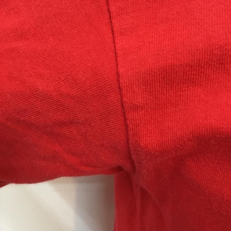 サブサエティ Subciety Tシャツ 半袖 クルーネック バックプリント スカルマリア S プリント 赤 / レッド /  メンズ USED 古着 中古 10066286