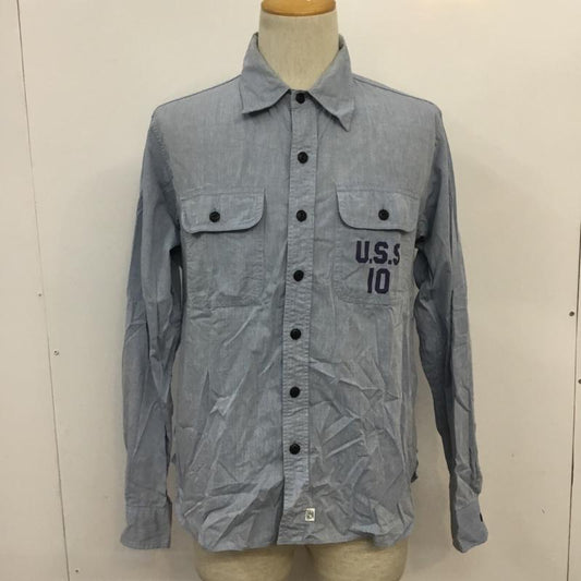 アーサスベイプ URSUS BAPE シャツ、ブラウス 長袖 M 無地 インディゴ / インディゴ /  メンズ USED 古着 中古 10066311