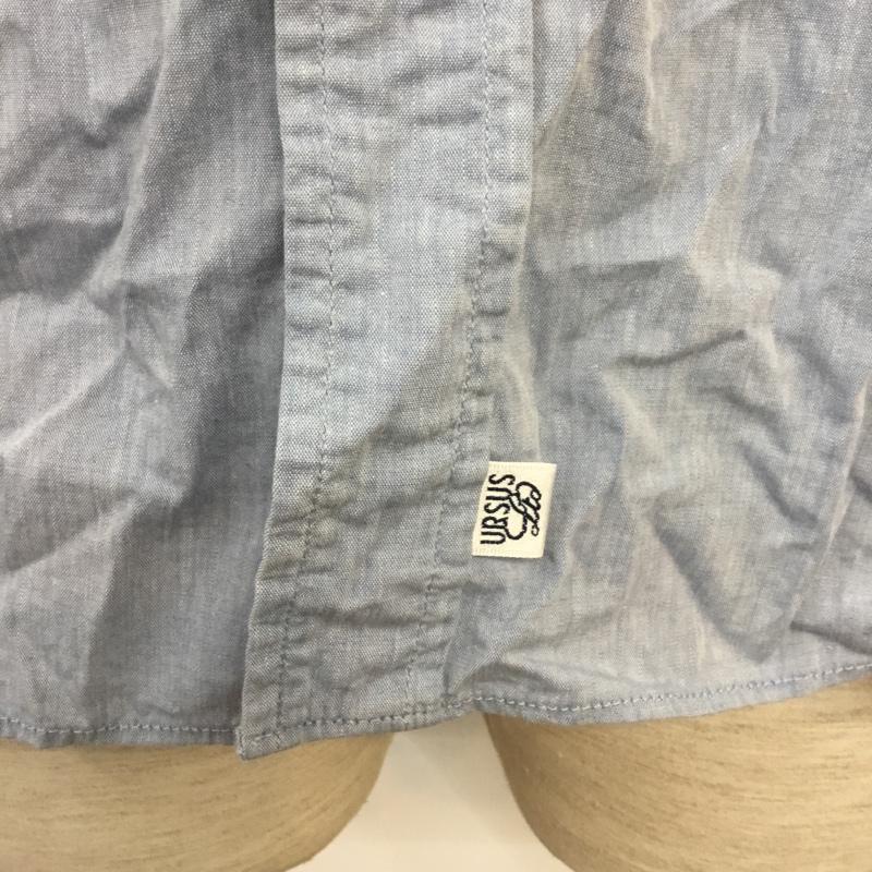アーサスベイプ URSUS BAPE シャツ、ブラウス 長袖 M 無地 インディゴ / インディゴ /  メンズ USED 古着 中古 10066311