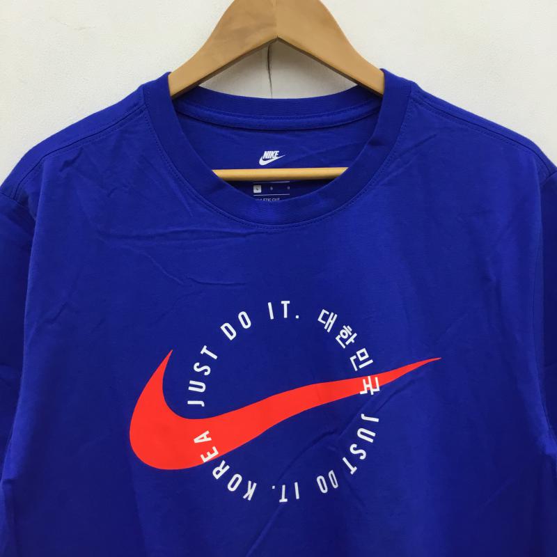 ナイキ NIKE Tシャツ 半袖 KOREA COUNTRY TEE DA8865-400 L ロゴ、文字 青 / ブルー /  メンズ USED 古着 中古 10066346