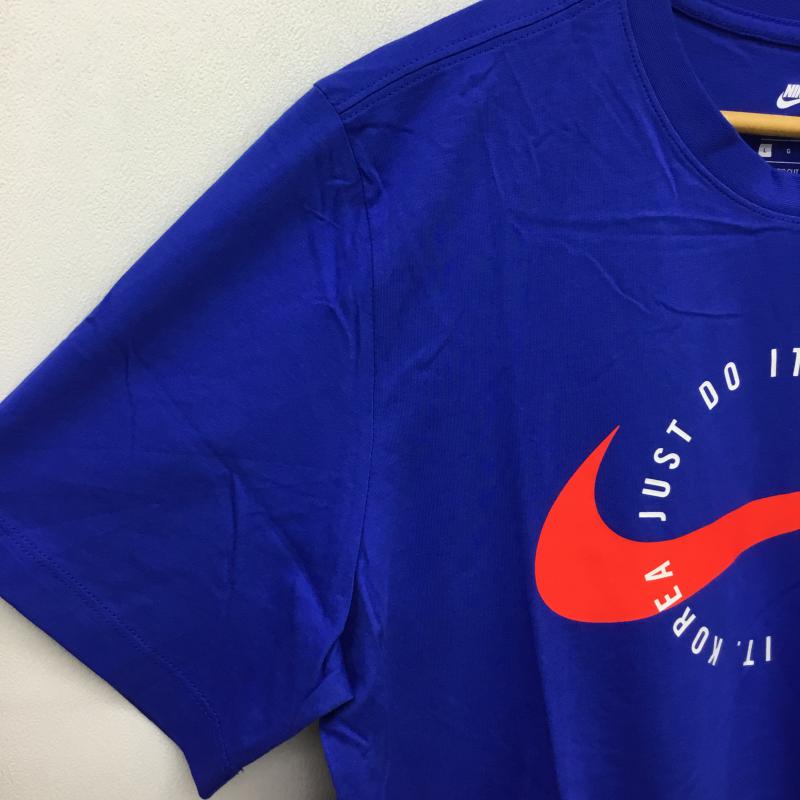 ナイキ NIKE Tシャツ 半袖 KOREA COUNTRY TEE DA8865-400 L ロゴ、文字 青 / ブルー /  メンズ USED 古着 中古 10066349
