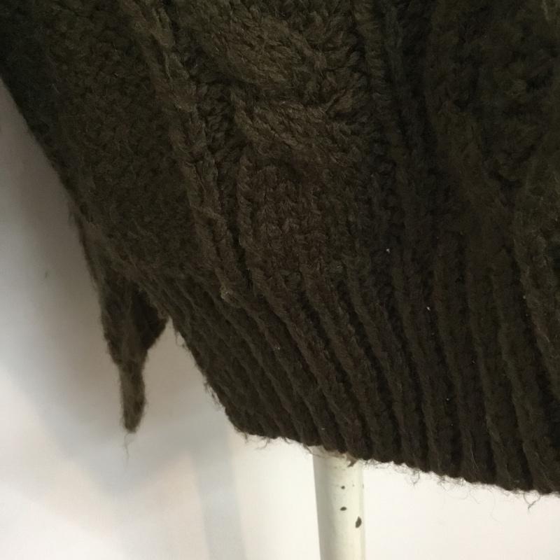 フリークスストア FREAK'S STORE ニット、セーター 長袖 FREE 無地 茶 / ブラウン /  レディース USED 古着 中古 10066355