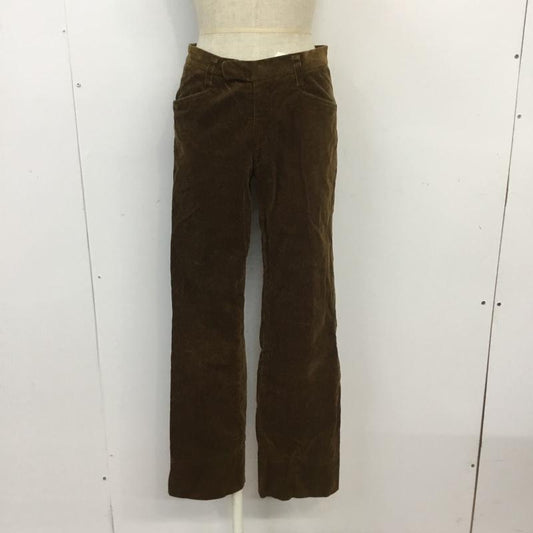 アダムエロペ ADAM ET ROPE' ボトムス ボトムス コーデュロイパンツ 38 無地 茶 / ブラウン /  レディース USED 古着 中古 10066420