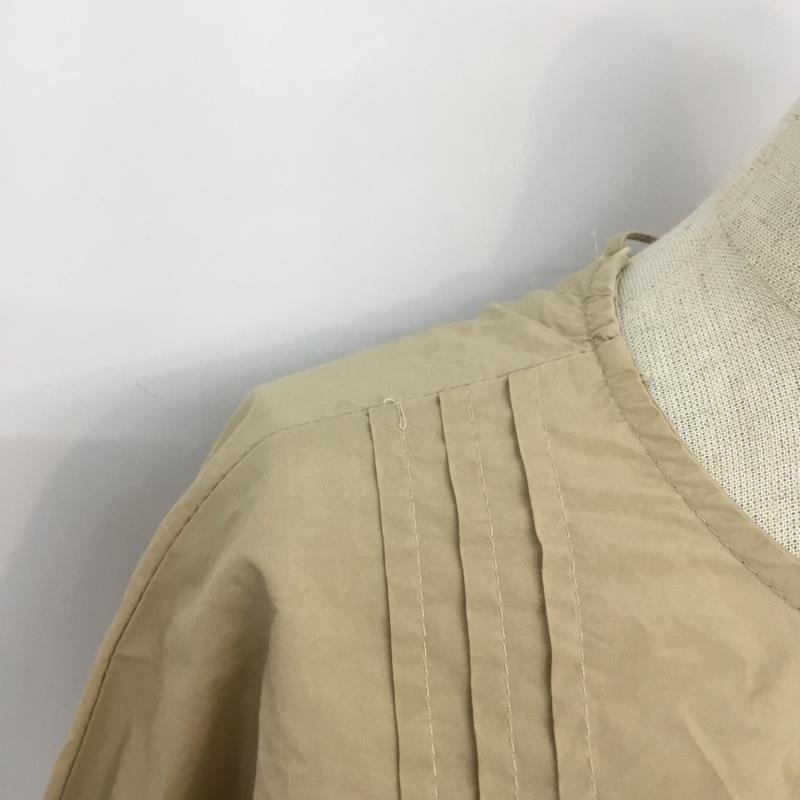 メルロー merlot ワンピース ミニスカート 無地 ベージュ / ベージュ /  レディース USED 古着 中古 10066422
