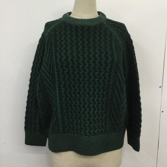 デミリー DEMYLEE ニット、セーター 長袖 ラグランスリーブ S 無地 緑 / グリーン /  レディース USED 古着 中古 10066437
