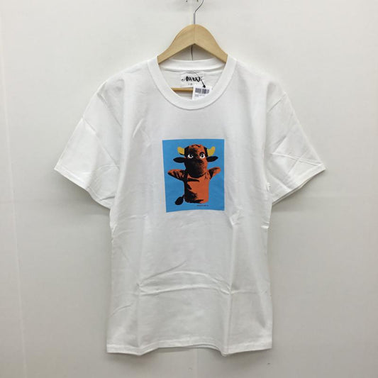 アウェーク AWAKE Tシャツ 半袖 × Dover Street Market M プリント 白 / ホワイト /  メンズ USED 古着 中古 10066440