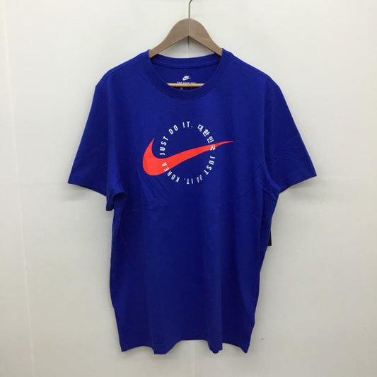 ナイキ NIKE Tシャツ 半袖 KOREA COUNTRY TEE DA8865-400 XL ロゴ、文字 青 / ブルー /  メンズ USED 古着 中古 10066448