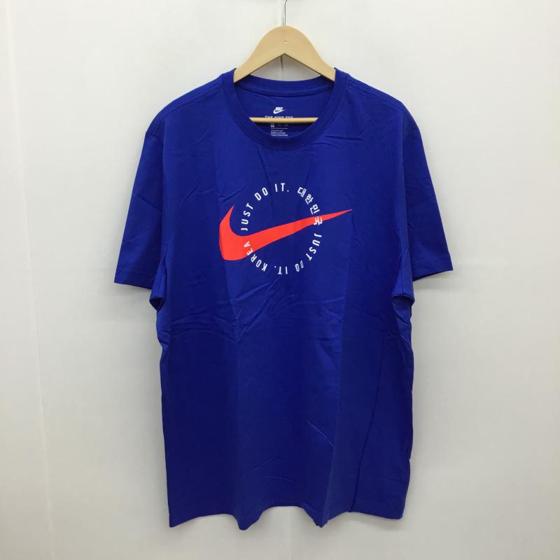 ナイキ NIKE Tシャツ 半袖 KOREA COUNTRY TEE DA8865-400 XXL ロゴ、文字 青 / ブルー /  メンズ USED 古着 中古 10066455