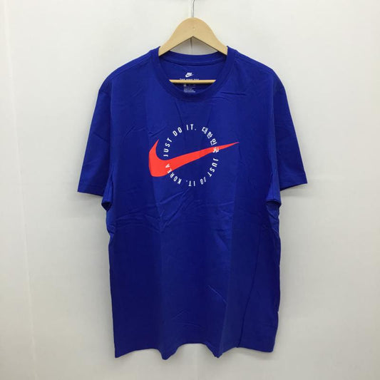 ナイキ NIKE Tシャツ 半袖 KOREA COUNTRY TEE DA8865-400 XXL ロゴ、文字 青 / ブルー /  メンズ USED 古着 中古 10066455