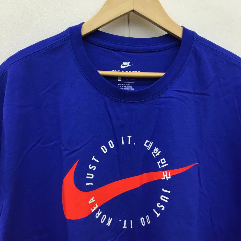 ナイキ NIKE Tシャツ 半袖 KOREA COUNTRY TEE DA8865-400 XXL ロゴ、文字 青 / ブルー /  メンズ USED 古着 中古 10066455