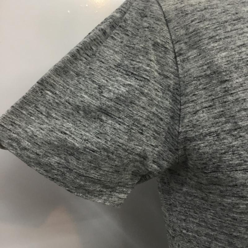 キツネ KITSUNE Tシャツ 半袖 クルーネック プリント S ロゴ、文字 灰 / グレー /  メンズ USED 古着 中古 10066509
