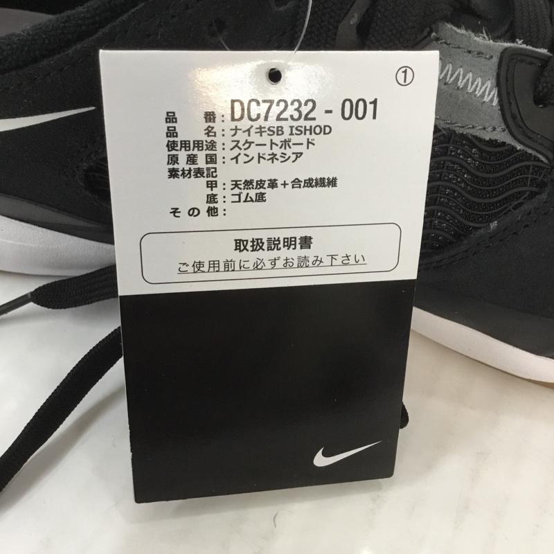 ナイキ NIKE スニーカー スニーカー DC7232-001 SB ISHOD WAIR イショッド 28cm 箱有 28.0cm ロゴ、文字 黒 / ブラック / X 白 / ホワイト /  メンズ USED 古着 中古 10066586