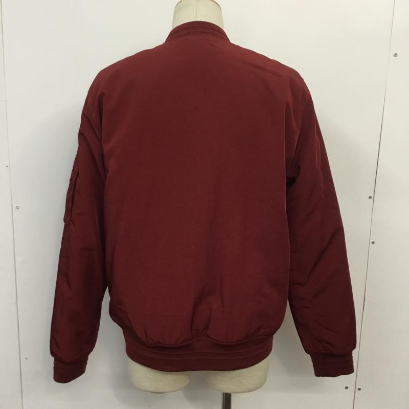 フォーエバー２１ FOREVER21 ジャケット、上着 ジャンパー、ブルゾン L ロゴ、文字 赤 / レッド /  メンズ USED 古着 中古 10066598