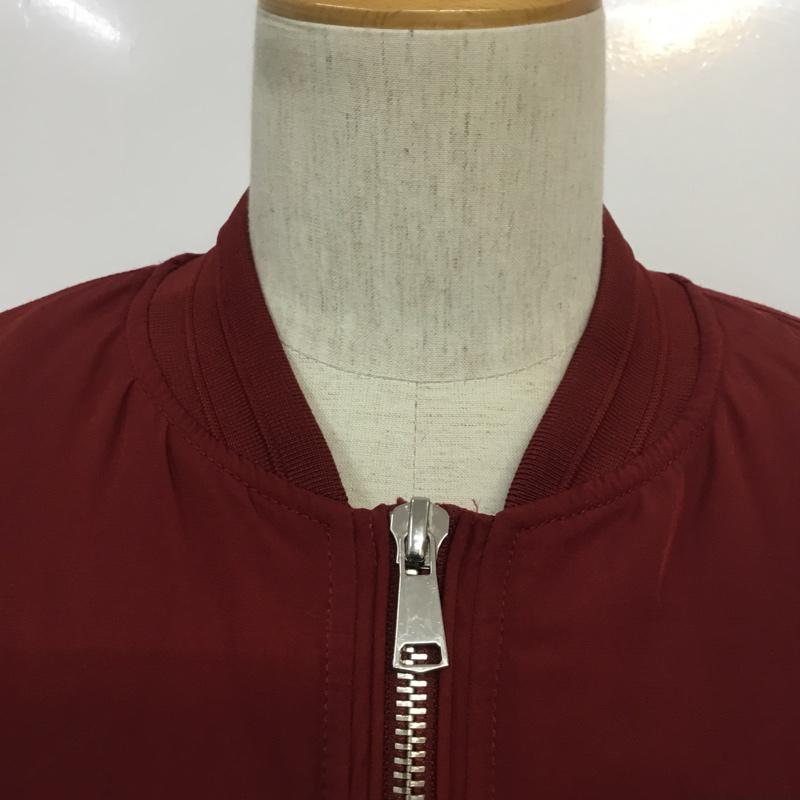 フォーエバー２１ FOREVER21 ジャケット、上着 ジャンパー、ブルゾン L ロゴ、文字 赤 / レッド /  メンズ USED 古着 中古 10066598
