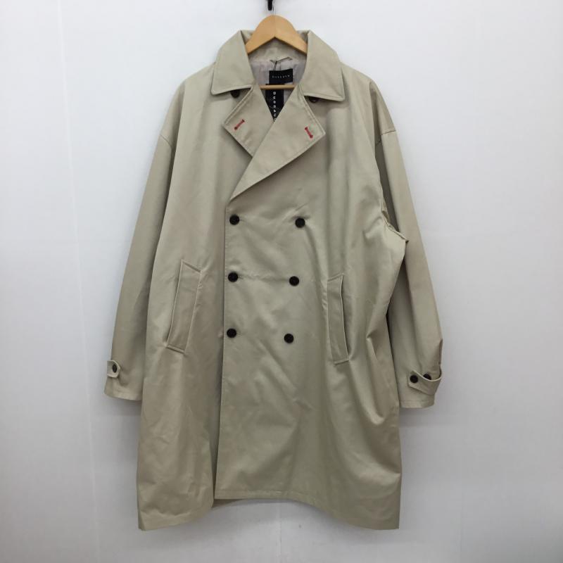 ブッカフォーティーフォー BUCCA 44 コート トレンチコート バックプリントトレンチコート XXL ベージュ / ベージュ /  メンズ USED 古着 中古 10066645