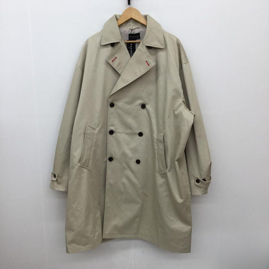 ブッカフォーティーフォー BUCCA 44 コート トレンチコート バックプリントトレンチコート XXL ベージュ / ベージュ /  メンズ USED 古着 中古 10066645