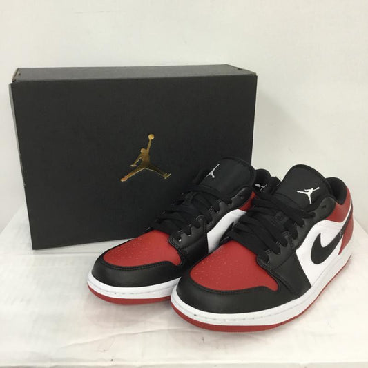 ナイキ NIKE スニーカー スニーカー 553558 612 AIR JORDAN 1 LOW エアジョーダン ロー 28cm 箱有 28.0cm ロゴ、文字 白 / ホワイト / X 黒 / ブラック / X 赤 / レッド /  メンズ USED 古着 中古 10066701