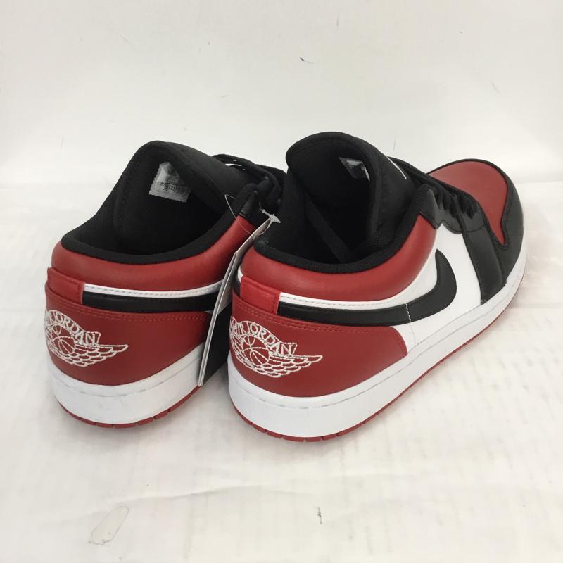 ナイキ NIKE スニーカー スニーカー 553558 612 AIR JORDAN 1 LOW エアジョーダン ロー 28cm 箱有 28.0cm ロゴ、文字 白 / ホワイト / X 黒 / ブラック / X 赤 / レッド /  メンズ USED 古着 中古 10066701