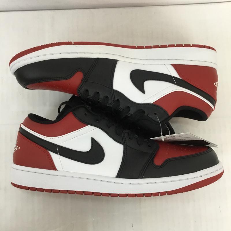 ナイキ NIKE スニーカー スニーカー 553558 612 AIR JORDAN 1 LOW エアジョーダン ロー 28cm 箱有 28.0cm ロゴ、文字 白 / ホワイト / X 黒 / ブラック / X 赤 / レッド /  メンズ USED 古着 中古 10066701