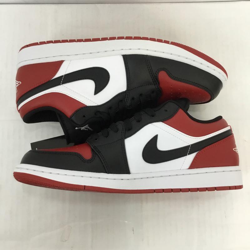 ナイキ NIKE スニーカー スニーカー 553558 612 AIR JORDAN 1 LOW エアジョーダン ロー 28cm 箱有 28.0cm ロゴ、文字 白 / ホワイト / X 黒 / ブラック / X 赤 / レッド /  メンズ USED 古着 中古 10066701