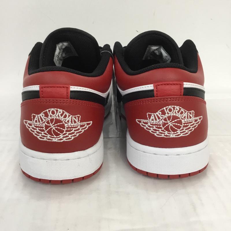 ナイキ NIKE スニーカー スニーカー 553558 612 AIR JORDAN 1 LOW エアジョーダン ロー 28cm 箱有 28.0cm ロゴ、文字 白 / ホワイト / X 黒 / ブラック / X 赤 / レッド /  メンズ USED 古着 中古 10066701