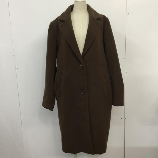 チャオパニック CIAOPANIC コート コート一般 M 無地 茶 / ブラウン /  レディース USED 古着 中古 10066734